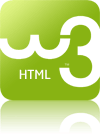 the W3C HTML logo